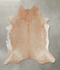 Beige X-Large Brazilian Cowhide Rug 6'10
