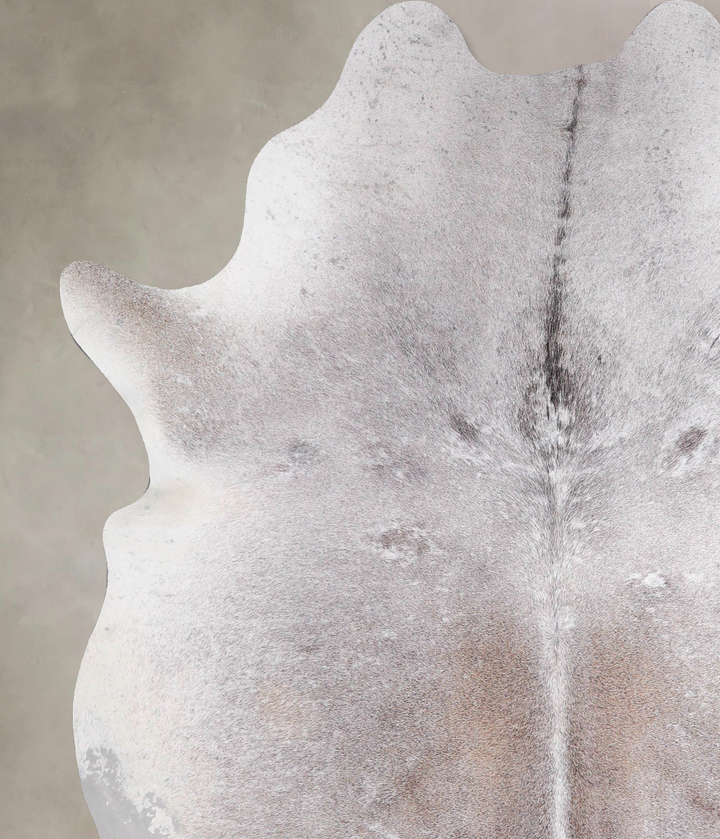 Medium Grey X-Large Brazilian Cowhide Rug 7'2"H x 6'1"W #A47440 by Hudson Hides