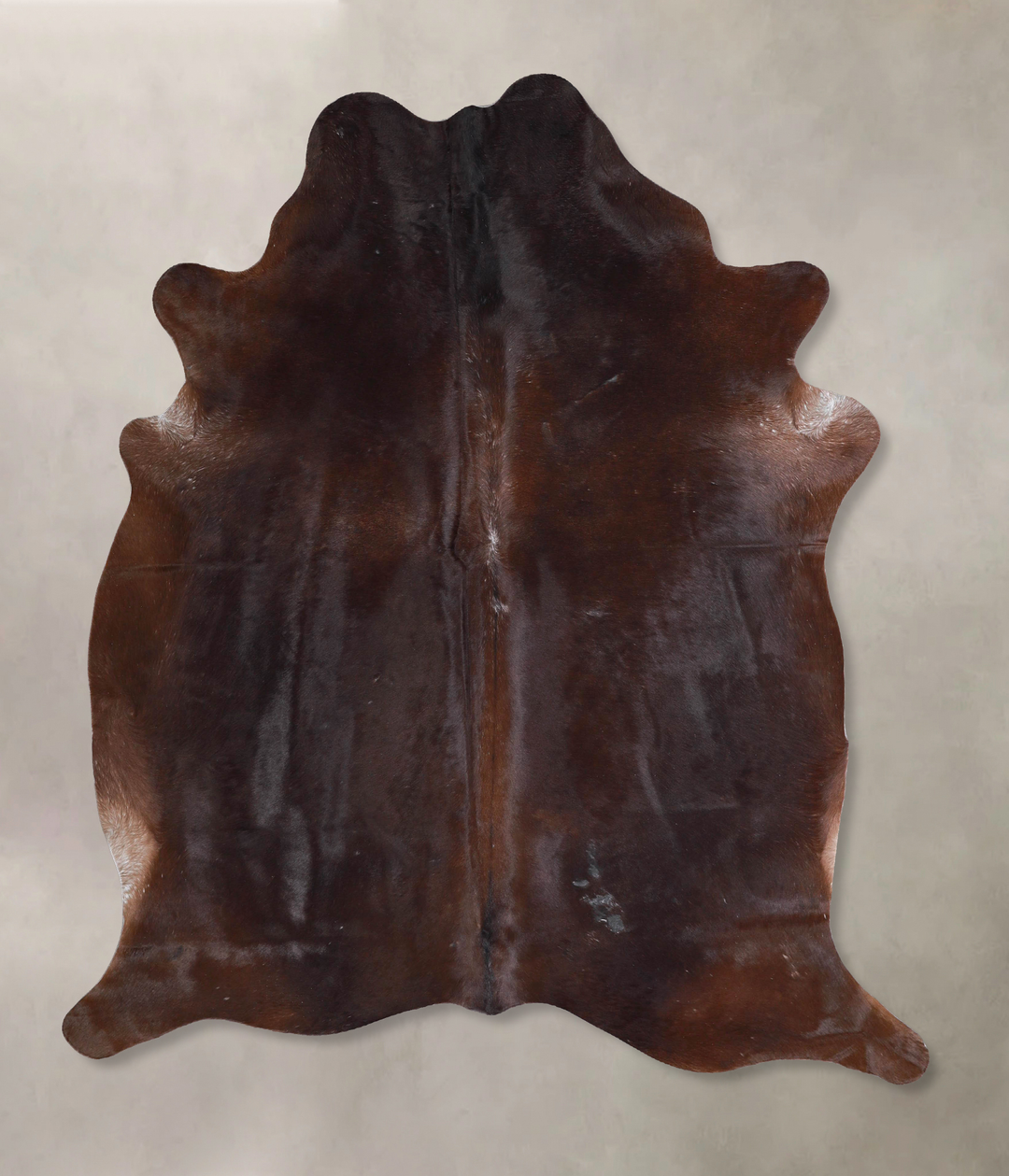 Chocolate Large Brazilian Cowhide Rug 6'9"H x 5'10"W #A47458 by Hudson