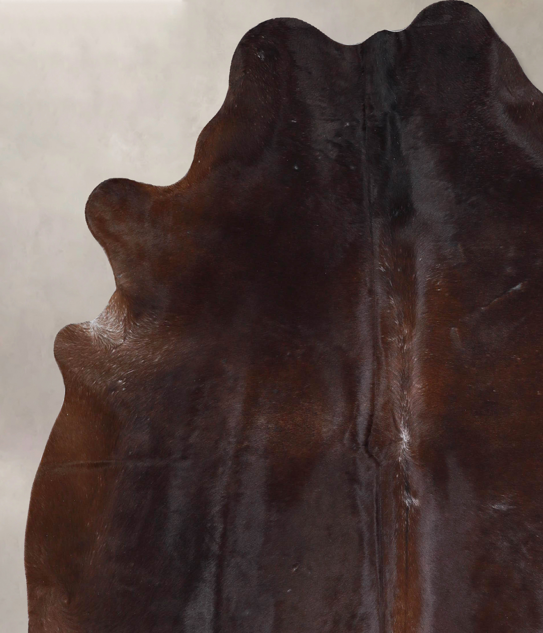 Chocolate Large Brazilian Cowhide Rug 6'9"H x 5'10"W #A47458 by Hudson