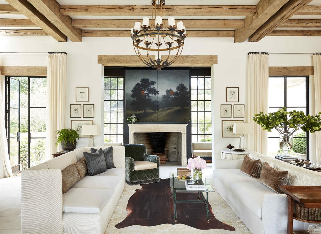 Chocolate Large Brazilian Cowhide Rug 6'9"H x 5'10"W #A47458 by Hudson