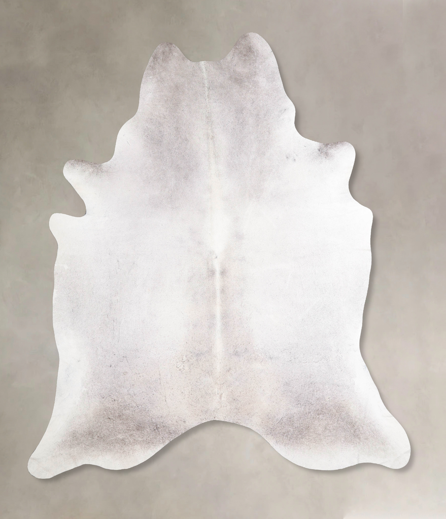 Medium Grey XX-Large Brazilian Cowhide Rug 7'7"H x 6'8"W #A47462 by Hudson Hides
