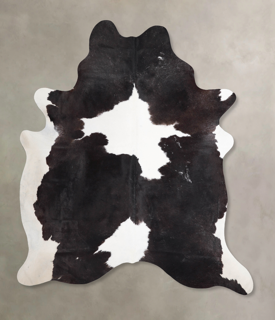 Black and White XX-Large Brazilian Cowhide Rug 7'10"H x 6'5"W #A47483 by Hudson Hides