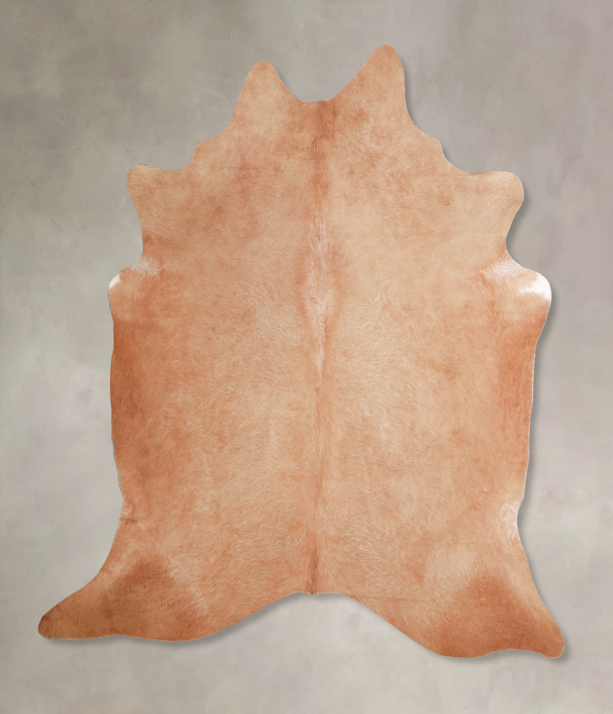 Beige X-Large Brazilian Cowhide Rug 6'11"H x 6'7"W #A47484 by Hudson Hides