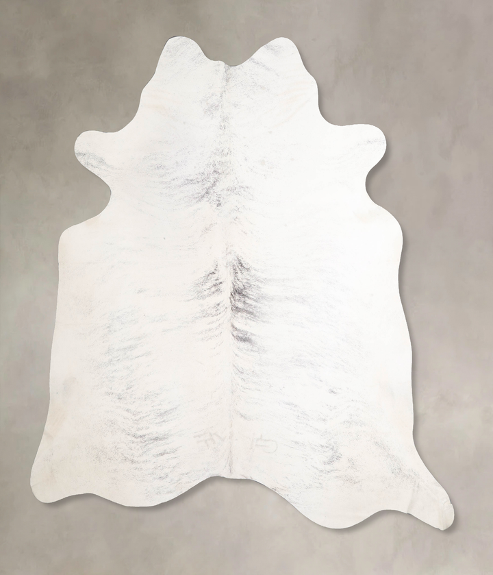 Grey Brindle XX-Large Brazilian Cowhide Rug 7'3"H x 7'1"W #A47488 by Hudson Hides