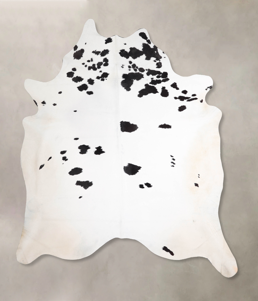 Black and White XX-Large Brazilian Cowhide Rug 8'9"H x 7'5"W #A47498 by Hudson Hides