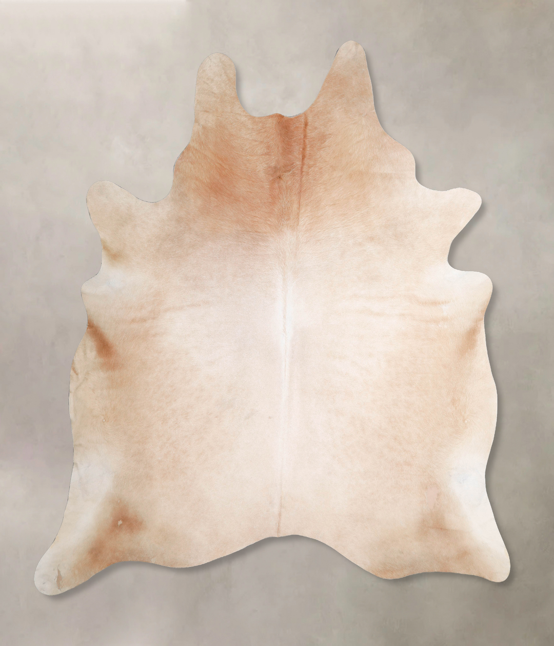 Beige XX-Large Brazilian Cowhide Rug 8'2"H x 6'10"W #A47510 by Hudson 