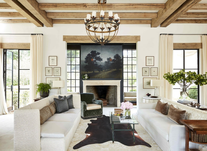 Solid Black XX-Large Brazilian Cowhide Rug 7'7"H x 7'1"W #A47518 by Hudson Hides