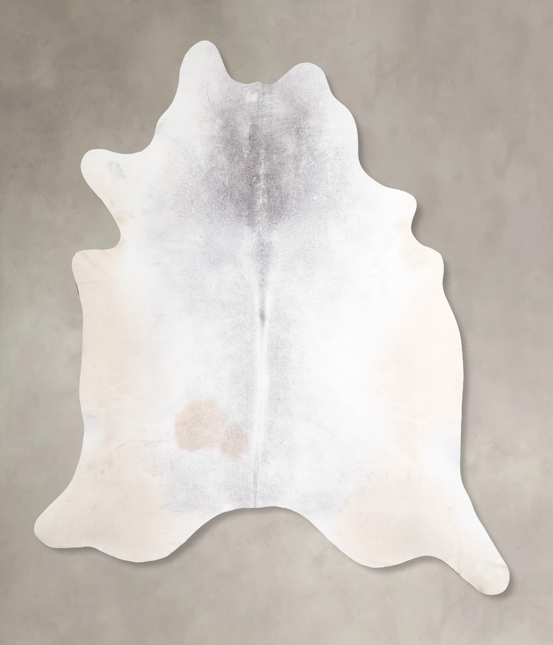 Light Grey XX-Large Brazilian Cowhide Rug 8'0"H x 6'11"W #A47521 by Hu