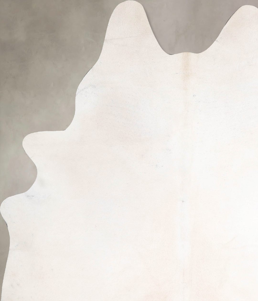 Ivory with Beige X-Large Brazilian Cowhide Rug 7'9"H x 6'3"W #A47546 b