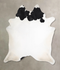 Black and White XX-Large Brazilian Cowhide Rug 9'1