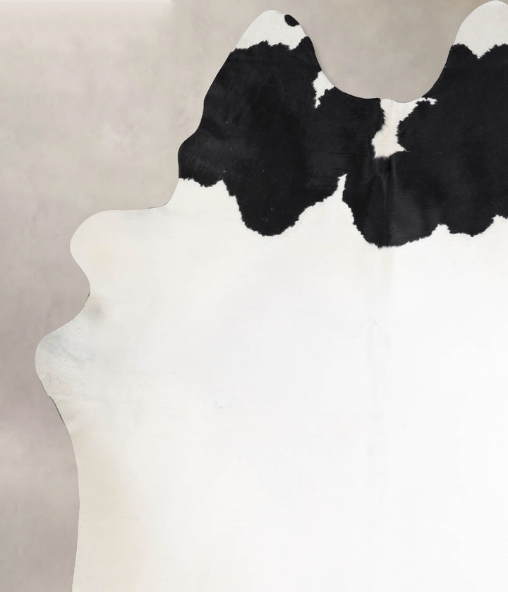Black and White XX-Large Brazilian Cowhide Rug 9'1"H x 7'5"W #A47548 by Hudson Hides