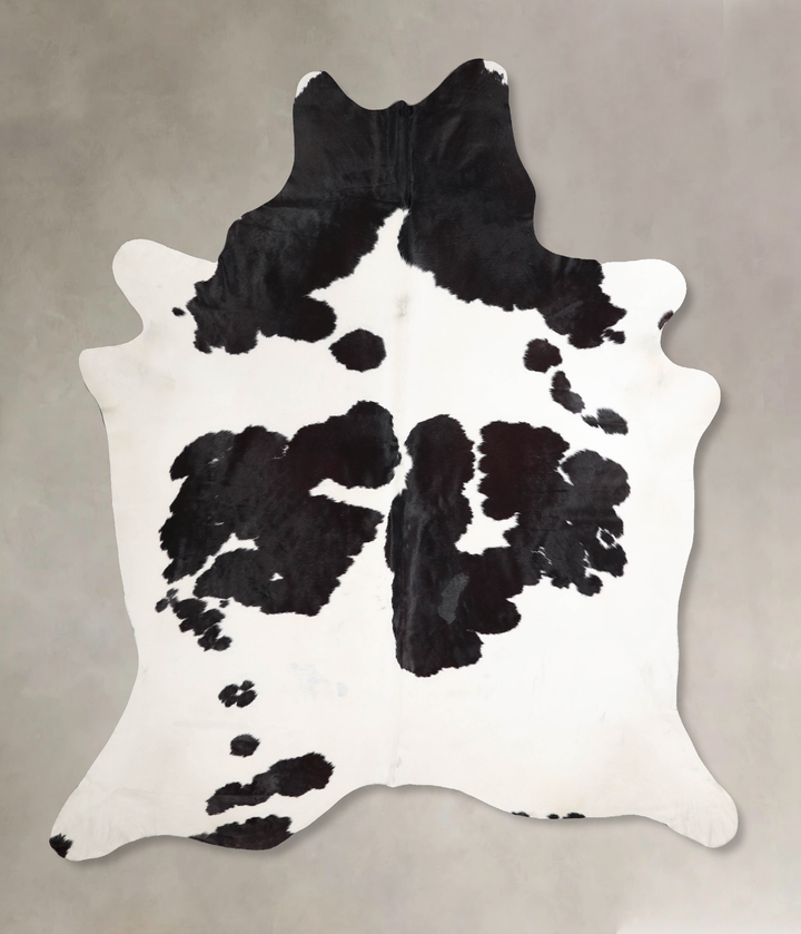 Black and White XX-Large Brazilian Cowhide Rug 8'3"H x 7'1"W #A47551 by Hudson Hides