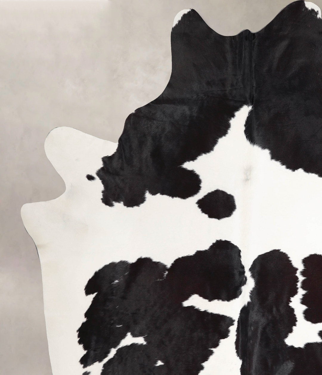 Black and White XX-Large Brazilian Cowhide Rug 8'3"H x 7'1"W #A47551 b