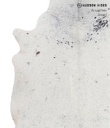 Salt and Pepper Black X-Large Brazilian Cowhide Rug 7'1"H x 6'1"W #A4756 by Hudson Hides