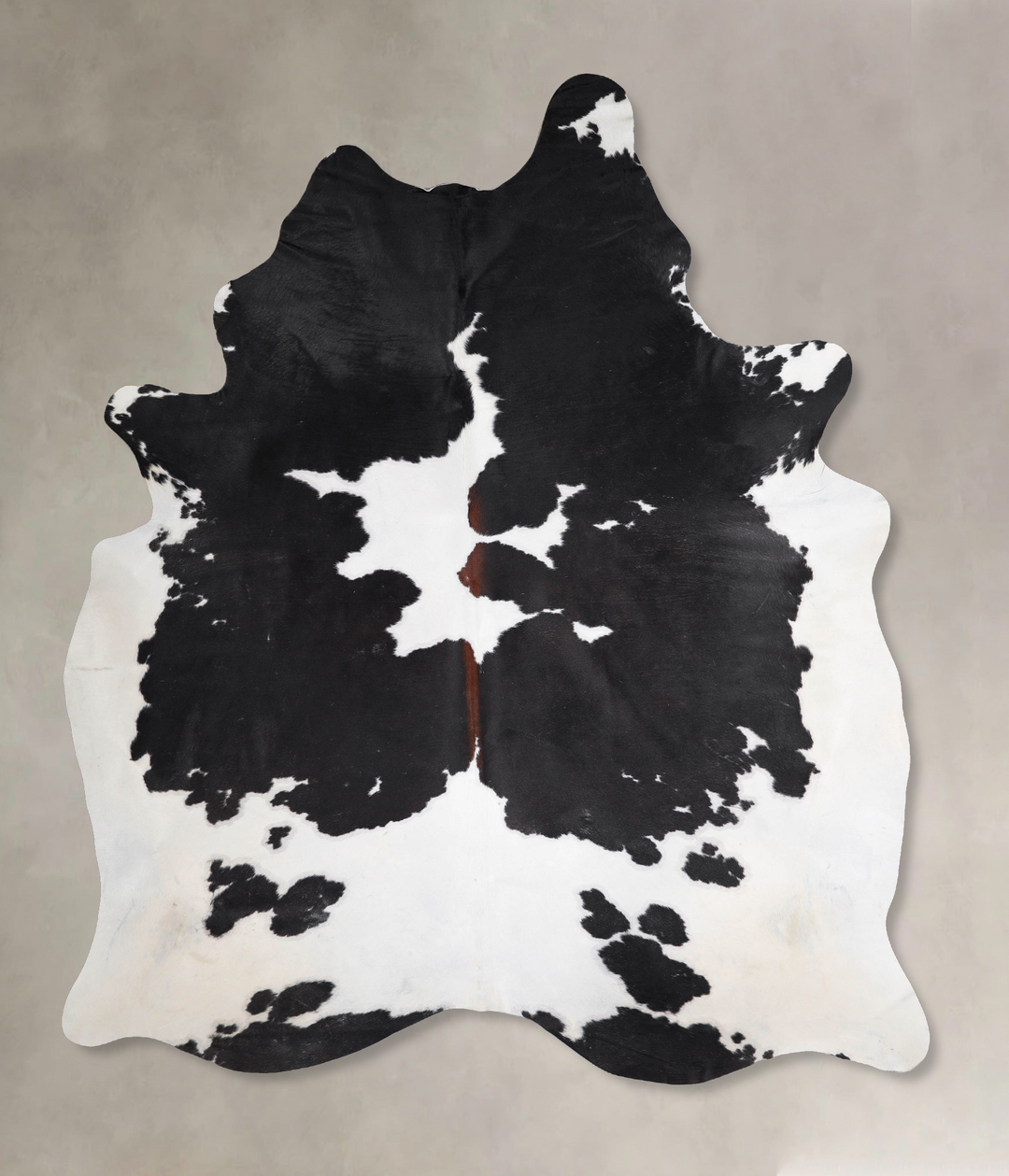 Black and White XX-Large Brazilian Cowhide Rug 8'0"H x 6'3"W #A47573 b