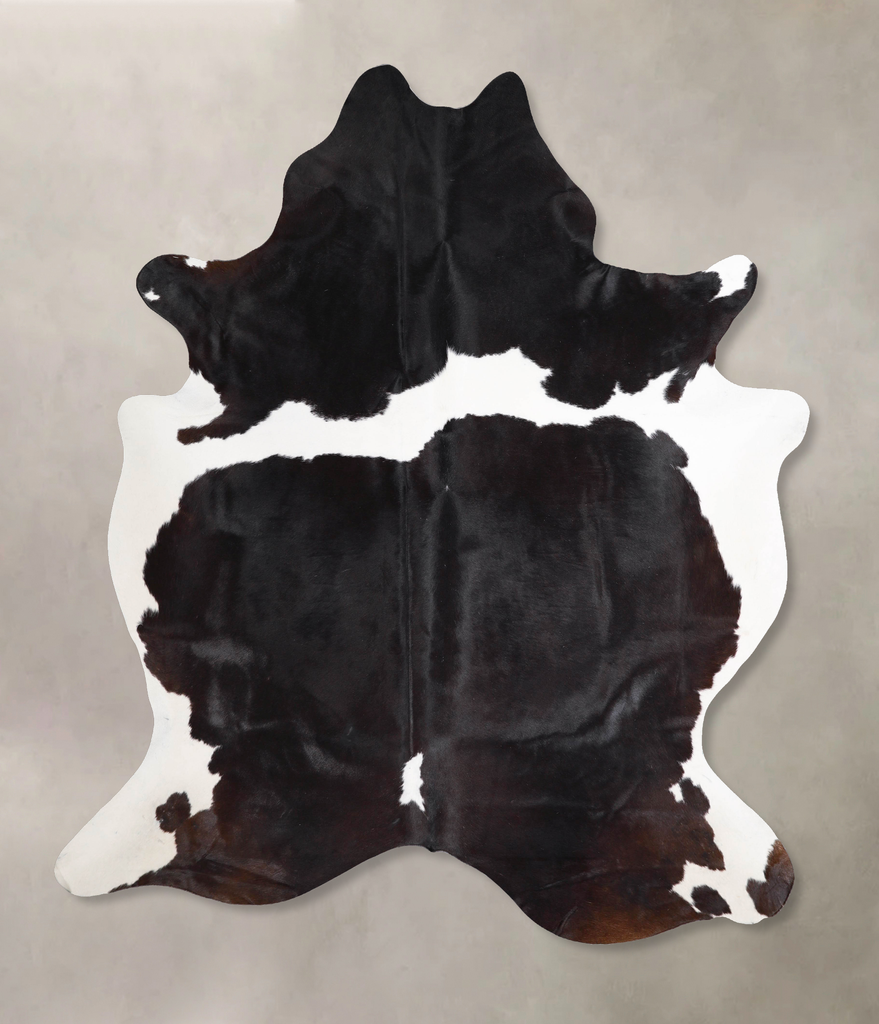 Black and White XX-Large Brazilian Cowhide Rug 7'9"H x 6'5"W #A47579 by Hudson Hides