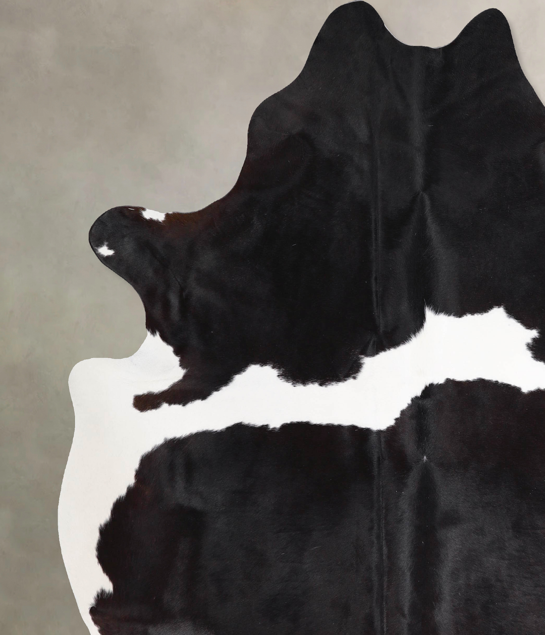 Black and White XX-Large Brazilian Cowhide Rug 7'9"H x 6'5"W #A47579 b