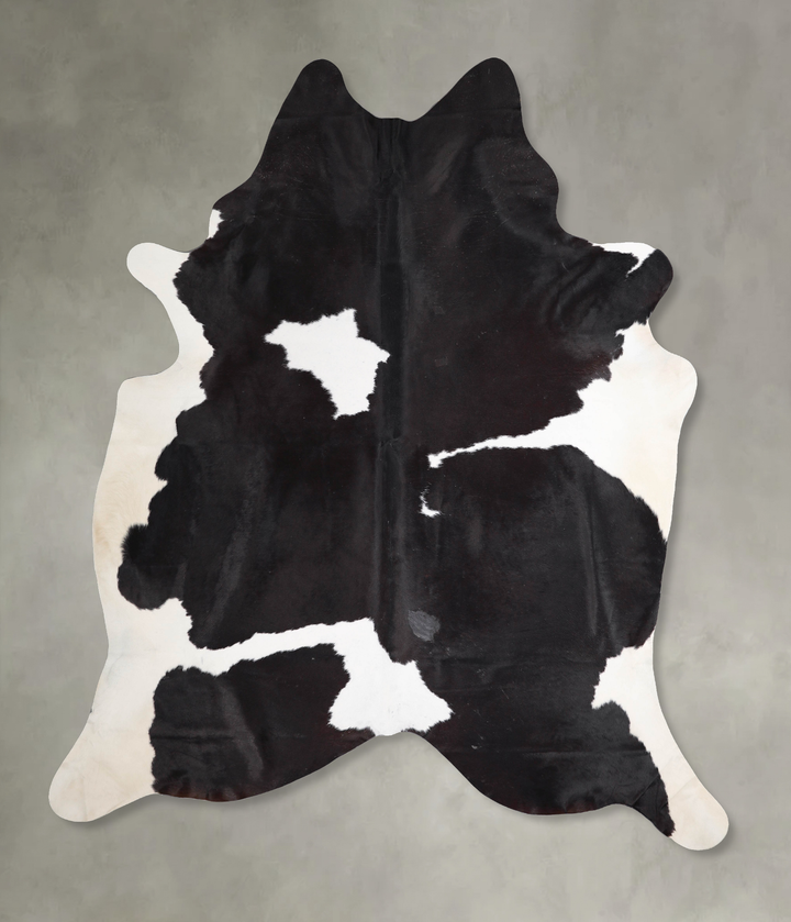 Black and White XX-Large Brazilian Cowhide Rug 8'7"H x 7'2"W #A47585 by Hudson Hides