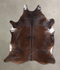Chocolate X-Large Brazilian Cowhide Rug 6'11