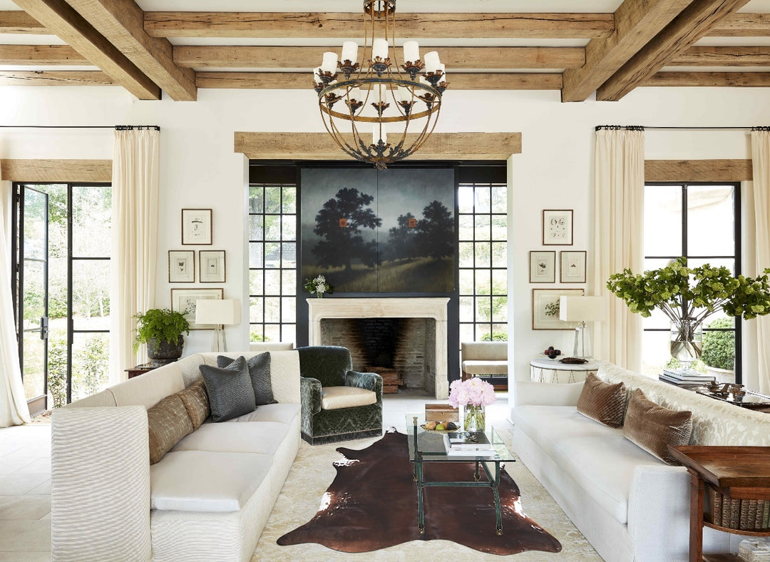 Chocolate X-Large Brazilian Cowhide Rug 6'11"H x 5'11"W #A47588 by Hud