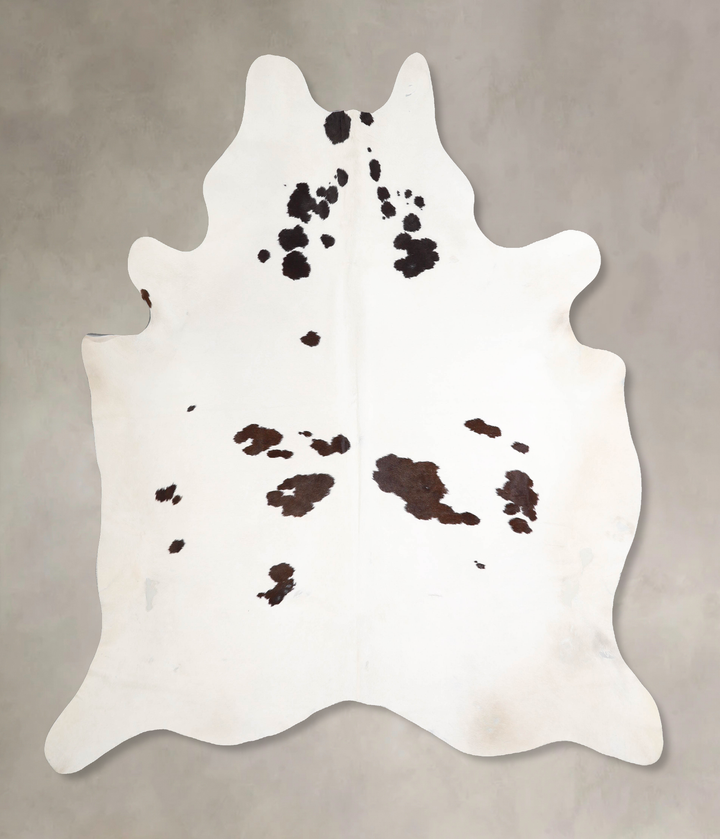 Black and White XX-Large Brazilian Cowhide Rug 7'6"H x 6'9"W #A47593 by Hudson Hides