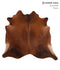 Warm Caramel X-Large Brazilian Cowhide Rug 6'5