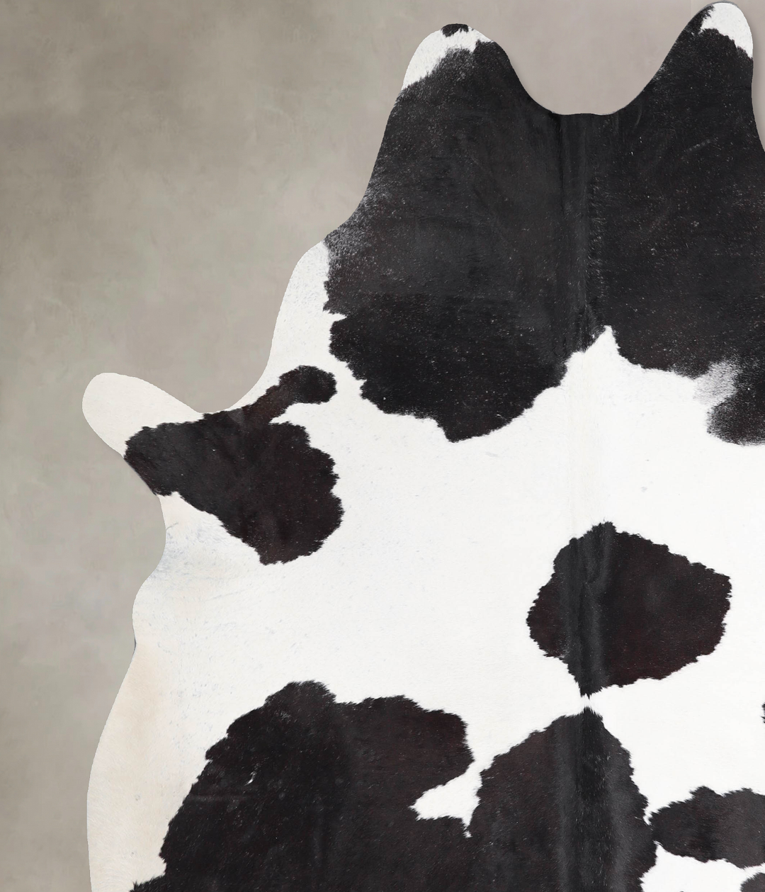 Black and White XX-Large Brazilian Cowhide Rug 8'1"H x 6'7"W #A47618 b