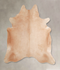 Beige XX-Large Brazilian Cowhide Rug 7'8