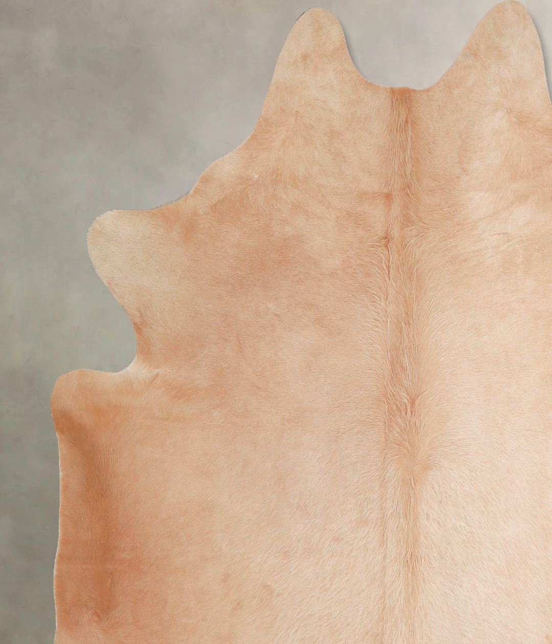 Beige XX-Large Brazilian Cowhide Rug 7'8"H x 7'1"W #A47622 by Hudson H