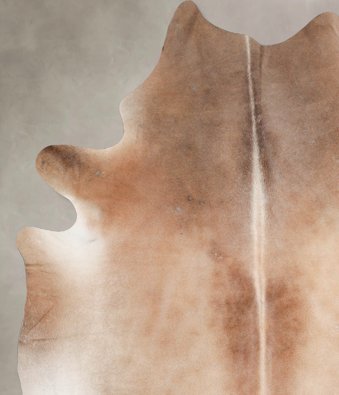 Light Caramel XX-Large Brazilian Cowhide Rug 7'6"H x 6'8"W #A47630 by 