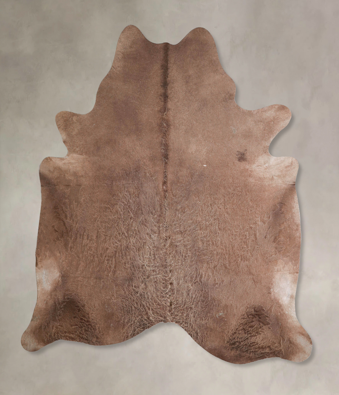 Taupe X-Large Brazilian Cowhide Rug 7'1"H x 6'8"W #A47644 by Hudson Hi