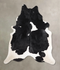 Black and White XX-Large Brazilian Cowhide Rug 8'3