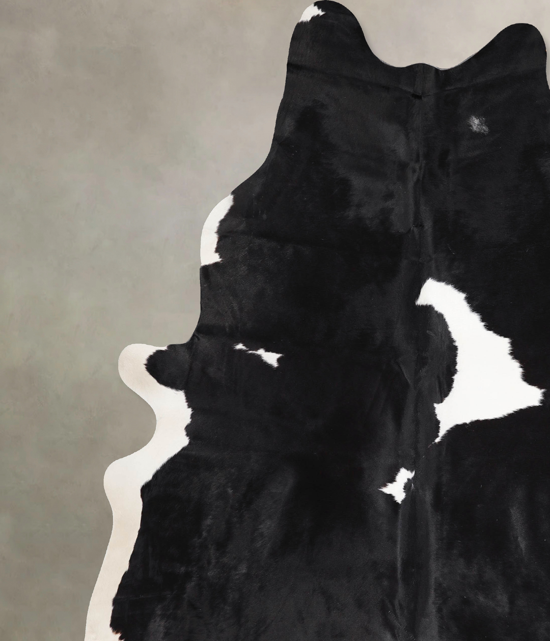 Black and White XX-Large Brazilian Cowhide Rug 8'3"H x 6'9"W #A47652 b