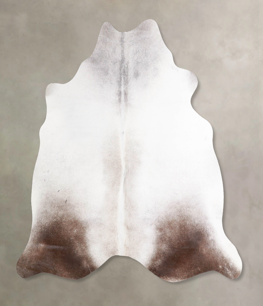 Medium Grey Large Brazilian Cowhide Rug 5'8"H x 6'0"W #A47665 by Hudson Hides