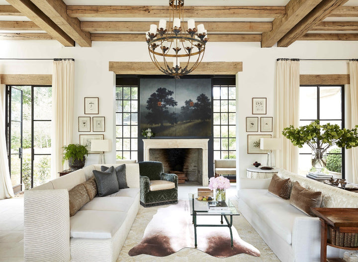 Medium Grey Large Brazilian Cowhide Rug 5'8"H x 6'0"W #A47665 by Hudson Hides