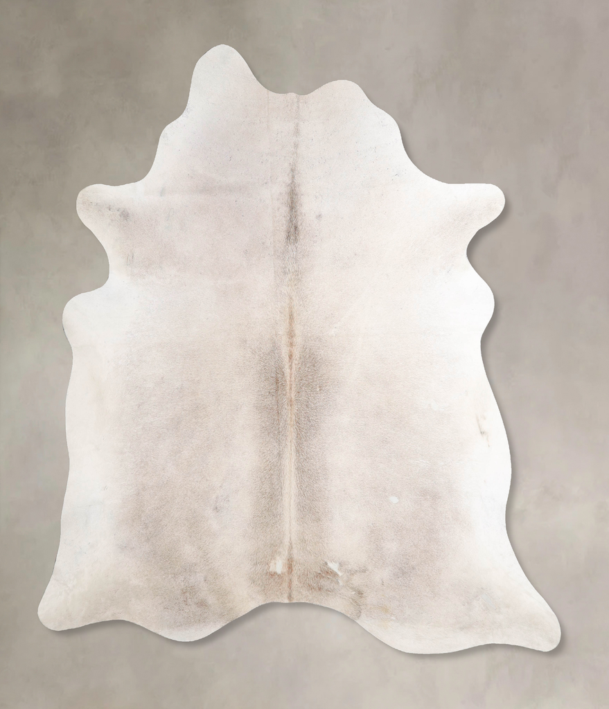 Medium Grey Large Brazilian Cowhide Rug 6'6"H x 6'2"W #A47676 by Hudson Hides