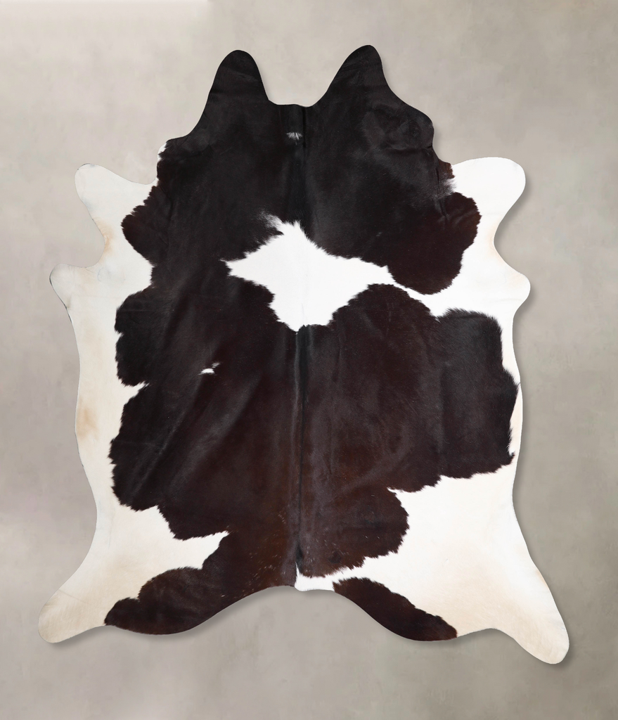 Black and White XX-Large Brazilian Cowhide Rug 8'7"H x 7'6"W #A47679 by Hudson Hides