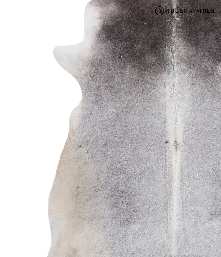 Medium Grey X-Large Brazilian Cowhide Rug 7'8"H x 6'2"W #A4768 by Hudson Hides