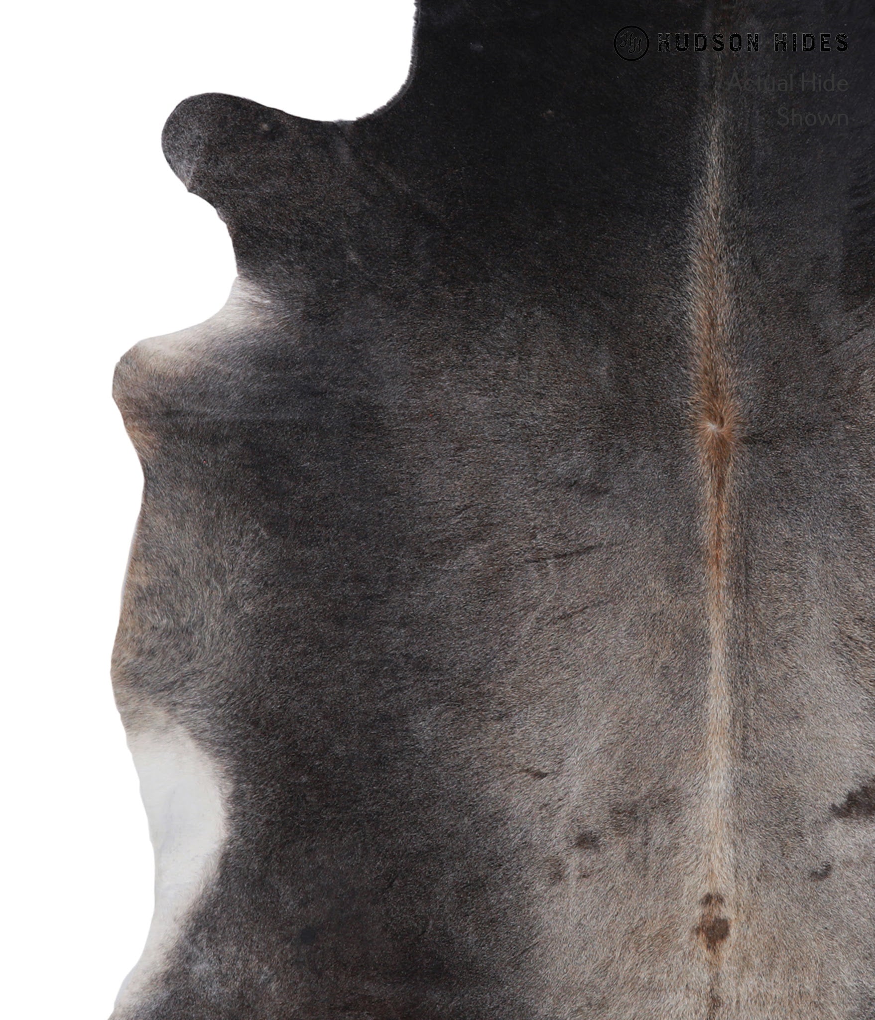 Dark Grey Cowhide Rug #A4769