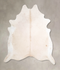 Ivory with Beige XX-Large Brazilian Cowhide Rug 7'11