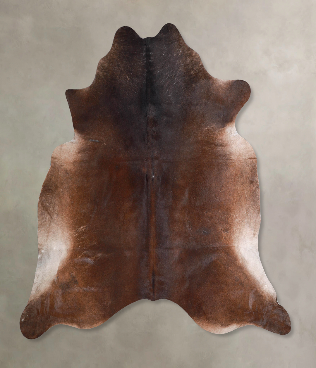 Chocolate X-Large Brazilian Cowhide Rug 6'5"H x 7'0"W #A47711 by Hudso