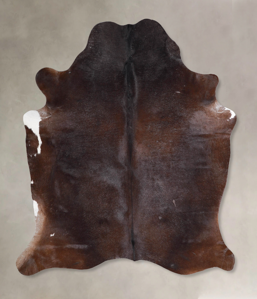 Chocolate Large Brazilian Cowhide Rug 6'5"H x 5'8"W #A47715 by Hudson Hides