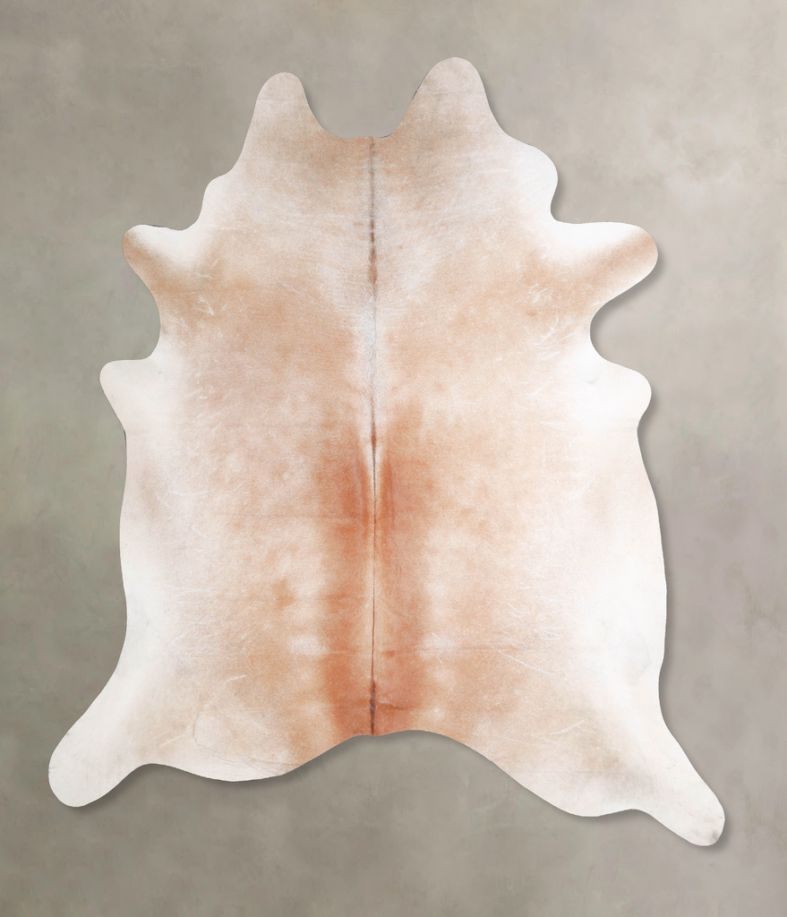 Light Caramel XX-Large Brazilian Cowhide Rug 8'0"H x 7'5"W #A47717 by Hudson Hides