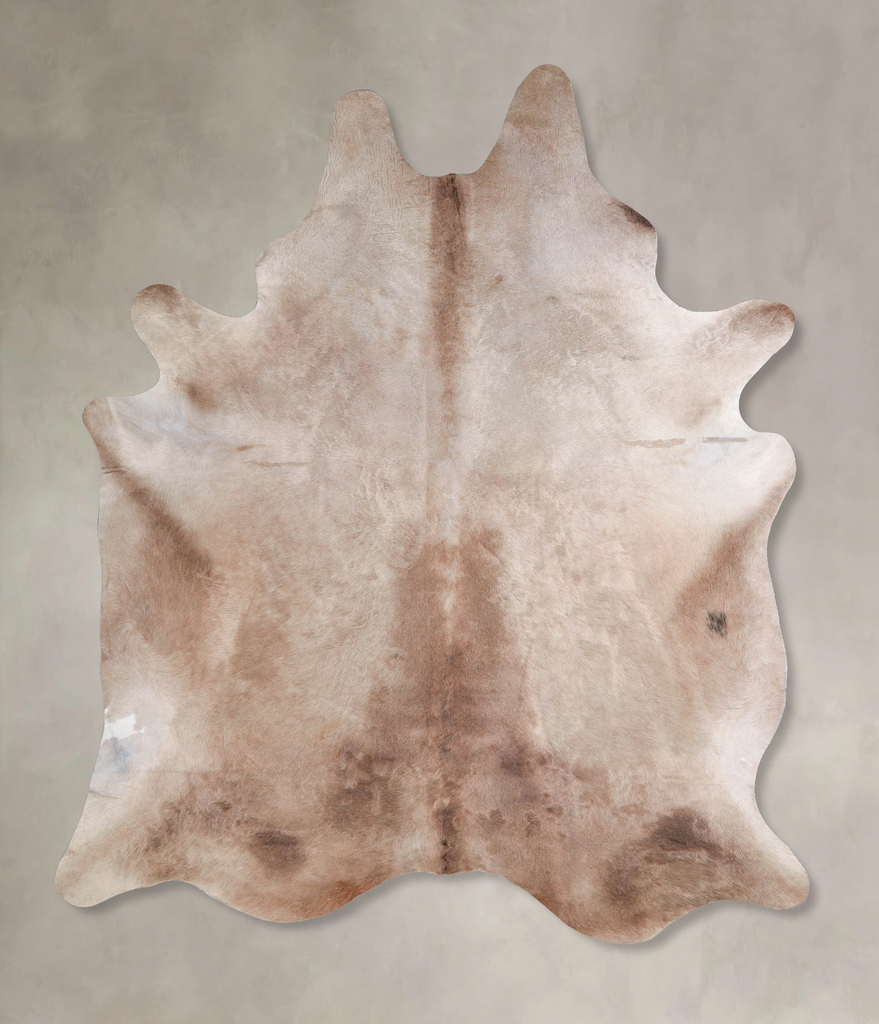 Taupe X-Large Brazilian Cowhide Rug 7'11"H x 6'3"W #A47729 by Hudson Hides