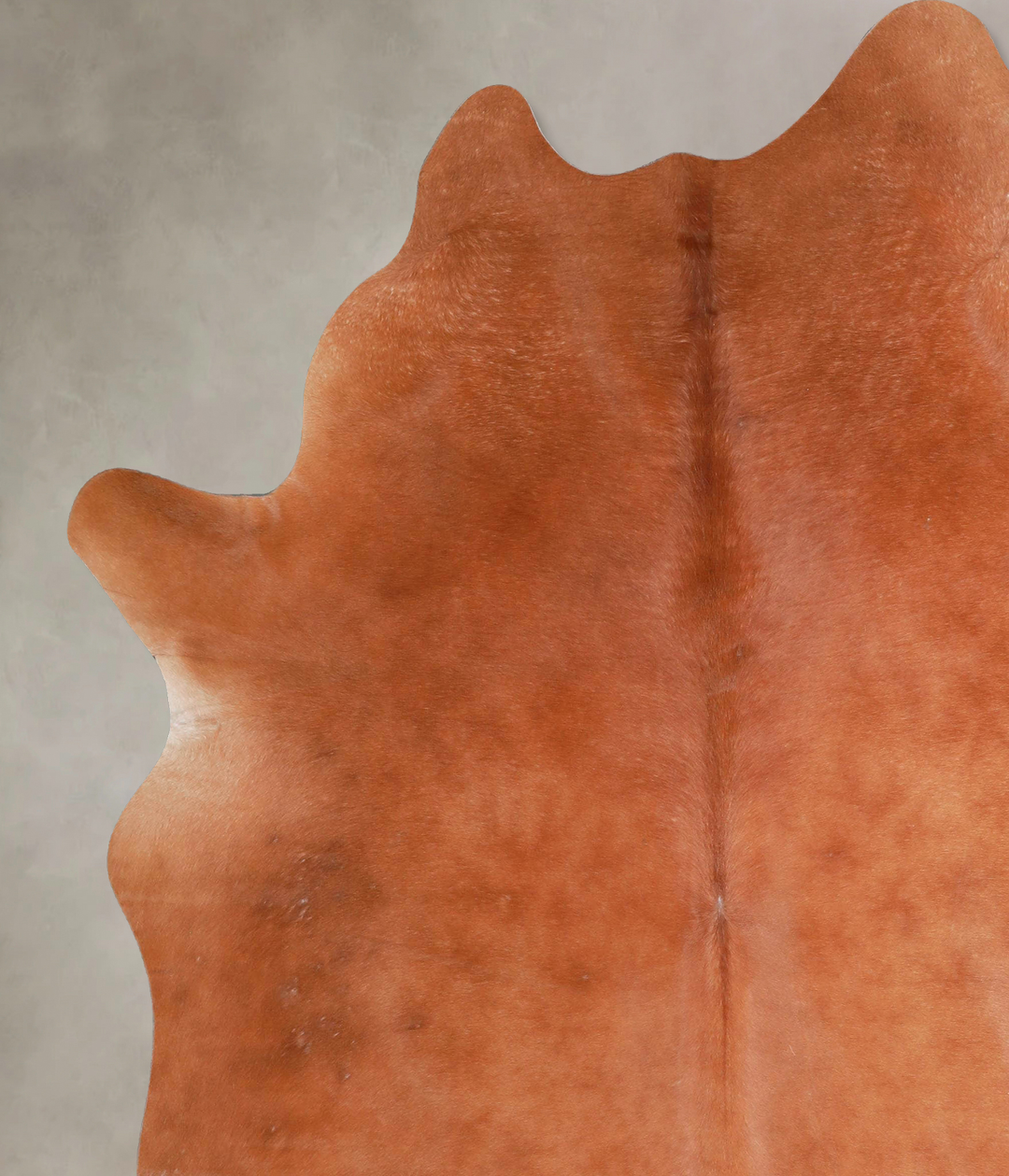 Solid Brown X-Large Brazilian Cowhide Rug 7'10"H x 6'3"W #A47739 by Hu
