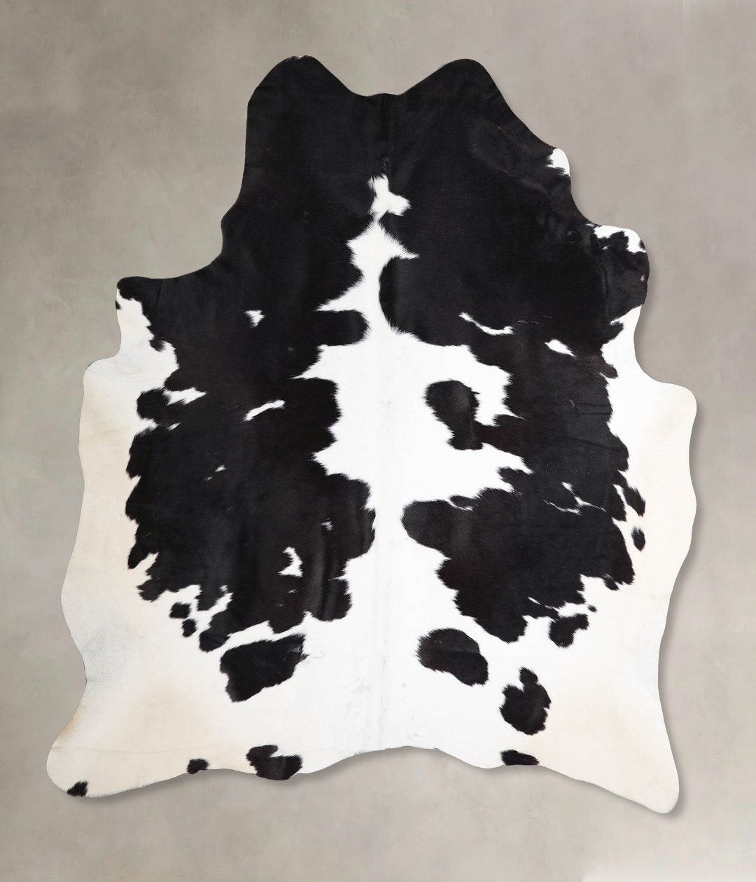 Black and White XX-Large Brazilian Cowhide Rug 7'11"H x 7'2"W #A47751 