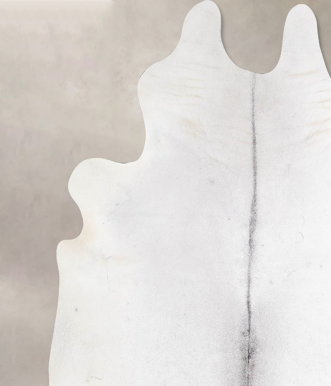 Light Grey XX-Large Brazilian Cowhide Rug 7'8"H x 6'11"W #A47753 by Hu