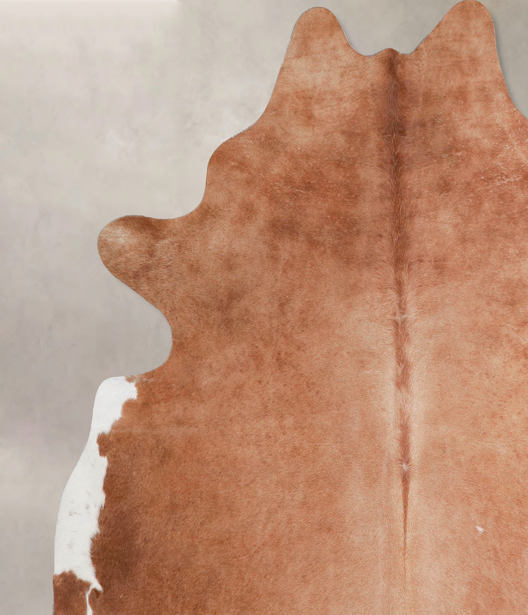 Solid Brown X-Large Brazilian Cowhide Rug 7'4"H x 6'5"W #A47780 by Hud