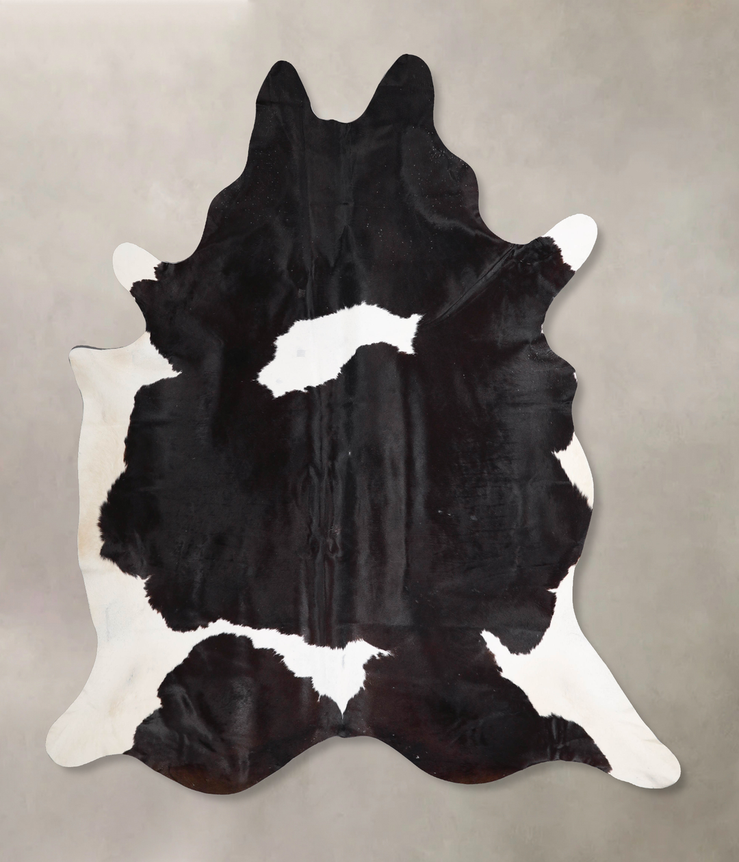 Black and White XX-Large Brazilian Cowhide Rug 7'9"H x 7'0"W #A47785 b